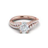 Timeless Reflection Oval Engagement Ring