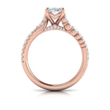 Timeless Reflection Oval Engagement Ring