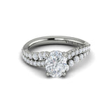 Timeless Reflection Oval Engagement Ring