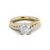 Timeless Reflection Oval Engagement Ring