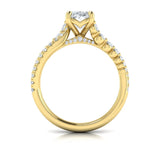 Timeless Reflection Oval Engagement Ring