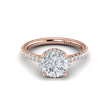 Graceful Halo Engagement Ring