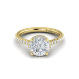 Graceful Halo Engagement Ring