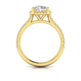 Graceful Halo Engagement Ring