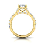 Opulent Oval Engagement Ring