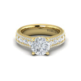 Intricate Round Engagement Ring