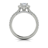 Timeless Oval Halo Engagement Ring