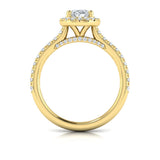 Timeless Oval Halo Engagement Ring