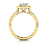 Timeless Oval Halo Engagement Ring