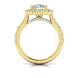 Bloom Halo Round Engagement Ring