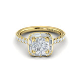 Intricate Halo Engagement Ring