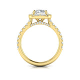 Intricate Halo Engagement Ring