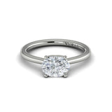 Horizon Oval Solitaire Engagement Ring