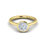 Singular Round Bezel Engagement Ring