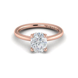 Promise Solitaire Oval Engagement Ring