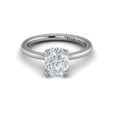 Promise Solitaire Oval Engagement Ring