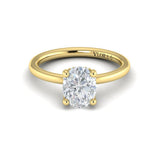 Promise Solitaire Oval Engagement Ring