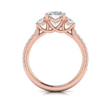 Tapestry Oval Trilogy Engagement Ring