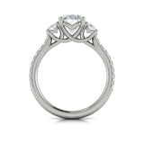 Tapestry Oval Trilogy Engagement Ring
