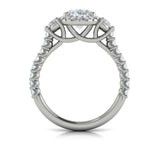 Embrace Halo Oval Engagement Ring