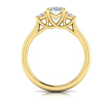 Harmony Three Stone Engagement Ring