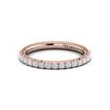 Matching Band for Graceful Trio Three Stone Engagement Ring