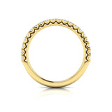 Matching Band for Classic Trio Three Stone Engagement Ring