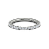 Matching Band for Interwoven Emerald Cut Three Stone Engagement Ring