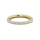 Matching Band for Interwoven Emerald Cut Three Stone Engagement Ring