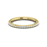 Matching Band for Crescendo Three Stone Engagement Ring with Diamond Band