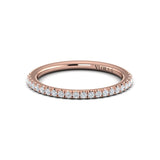Matching Band for Delicate Classic Hidden Halo Engagement Ring