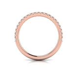 Matching Band for Delicate Classic Hidden Halo Engagement Ring