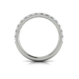 Matching Band for Timeless Cathedral Engagement Ring with Hidden Halo