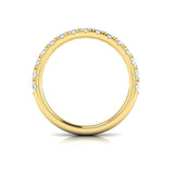 Matching Band for Timeless Cathedral Engagement Ring with Hidden Halo