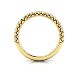 Matching Band for Floral Halo Round Engagement Ring