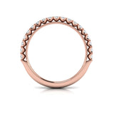 Matching Band for Floral Halo Oval Engagement Ring