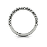 Matching Band for Floral Halo Oval Engagement Ring