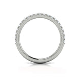Matching Band for Delicate Double Halo Engagement Ring