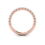 Matching Band for Floating Halo Round Engagement Ring