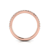 Matching Band for Entwined Solitaire Engagement Ring with Hidden Halo