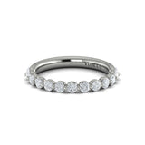 Matching Band for Classic Oval Engagement Ring with Floating Diamond Band