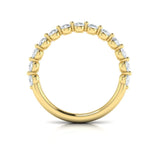 Matching Band for Classic Oval Engagement Ring with Floating Diamond Band