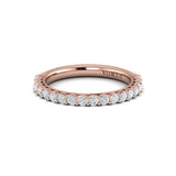 Matching Band for Woven Elegance Hidden Halo Round Engagement Ring