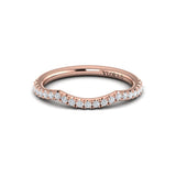 Matching Band for Woven Pave Round Diamond Engagement Ring