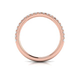 Matching Band for Woven Pave Round Diamond Engagement Ring