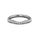 Matching Band for Woven Pave Round Diamond Engagement Ring