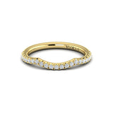 Matching Band for Woven Pave Round Diamond Engagement Ring