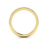 Matching Band for Woven Pave Round Diamond Engagement Ring