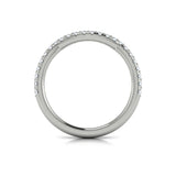 Matching Band for Woven Pave Oval Diamond Engagement Ring