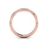 Matching Band for Woven Strands Engagement Ring